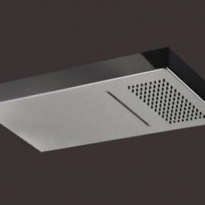 Mirror Steel Gessi soffione doccia a parete 32863