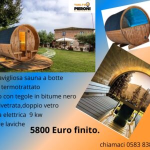 Sauna a botte Kinedo SBTMN 600