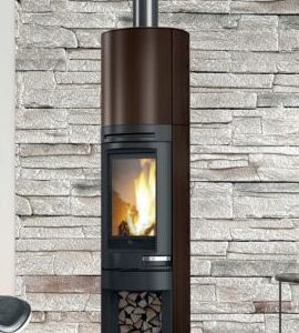 EDILKAMIN TALLY S EVO. Stufa a legna color bronzo art. 2005365
